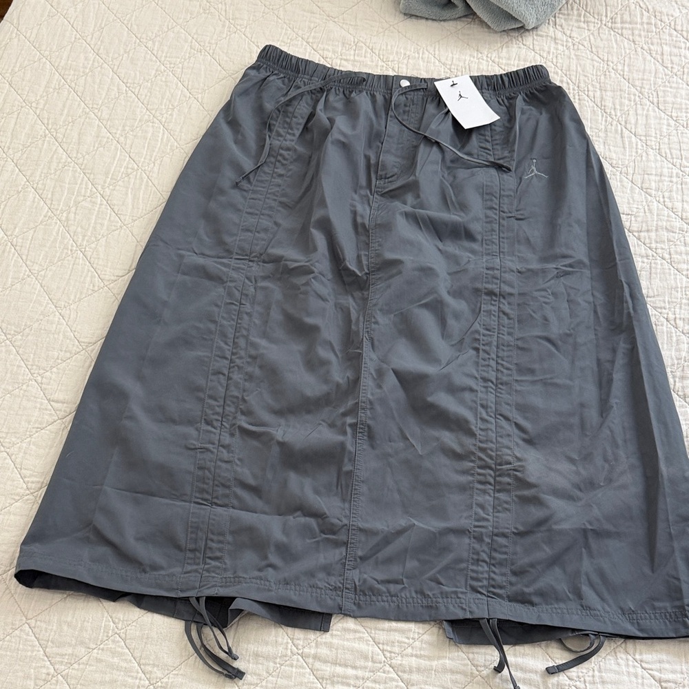 Jordan Steel Gray A-Line Skirt